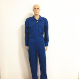 High Quality Tc Cotton Anti Crinkle Blue Mechanic Coverall Uniform