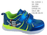 No. 52050 Blue Color Boy Shoes Kid Sport Stock Shoes