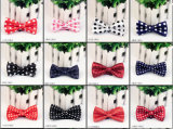 New Party Performance Polyester Silk Kids Bowties Printed Patterns