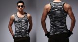 Cool Mens Camo Gym Vest with Quick-Drying