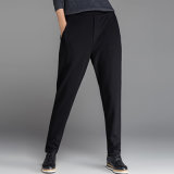 China Garment Manufacturing Fashionable Lady Loose Black Pants