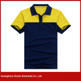 100% Polyester Two Tone Men Sports Polo T Shirt Factory (P95)