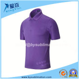 Purple Color Quick Dry Dacron Polo Tshirt