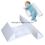 Baby Sleep Positioner with Handcrafted Cotton Removable Cover Memory Foam Pillow Esg10406