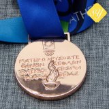 Wholesale Custom Ribbon Award Badge Sport Running Medals