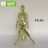Colorful Silver Gold Full Body Female Electroplate Chrome Mannequin