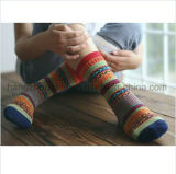 Fancy Stripes Design Popular for Kids Cozy Dress Home Cotton Socks
