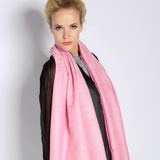 Silk & Acrylic Jacquard Scarf