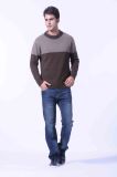 100%Yak Knitted Pullover Striped /Men's Yak Wool /Wool Sweaters/Garment/Textile/Fabric