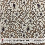 Apparel Two Color Polyester Lace Fabric (M2222-G)