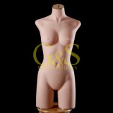 High Grade Underwear Silicone Female Bust Mannequins for Windows (GSSLM-006)