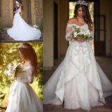 A-Line off Shoulder Bridal Gowns Tulle Lace Wedding Dress Wd92