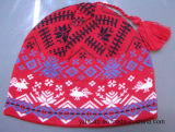 Winter Acrylic Custom Knit POM POM Beanie Hat