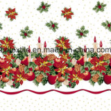 High Quality 30sx30s 100% Cotton Golden Floral Foil Print Fabric and Textile