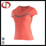 100% Polyester Breathable Wholesale Girls Sports Running Shirts
