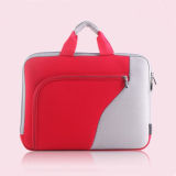 Fashionable Unique Design Handle Soft Neoprene Laptop Sleeve Case Bag (FRT1-139)