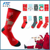 Hot Sale Christmas Gift Custom 100% Cotton Christmas Sock
