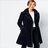 2016 Hot Sale Fashion Designer Ladies Long Top Coat