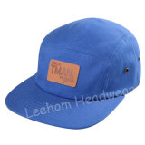 5 Panel Snapback Cap with Ruber Patch