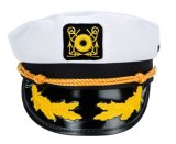 Novelty Halloween Adult Yacht Boat Captain Hat Sailor Cap Party Costume accessory