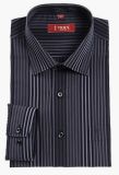 China Factory OEM Men's Cotton Black Stripe Long Sleeve Shirts