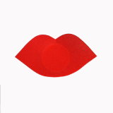 Fashionable Hot Sale Red Lips Sexy Nipple Cover for Women