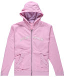 Pink Blank Full Zipper with Hood Sweatshirt (SW--258)