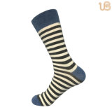 Light Color Stripe Cotton Sock for Men