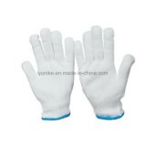 10 Guage Natural White Cotton Knitted Hand Gloves