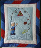 Patch Work Quilt with Colorful Hem for Baby Boy Very Cool