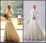 Muslim Wedding Ball Gowns Long Sleeve Lace Bridal Dresses Z5048