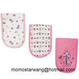 Promotional Wholesale Qualified Knitted Cotton Baby Burp Cloth