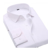 Men's Casual Plain Business Cotton Slim Fit Long Sleeve Shirts