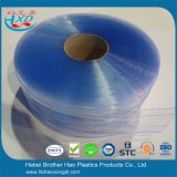 Cold Room Industril Double Ribbed Light Blue Flexible Plastic Door Strip Curtain