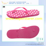 PE Flip Flops with PVC Strap, Pink Girl Lovely Flip Flops