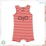 Sleeveless Baby Clothes Stripe Printing Infant Romper