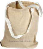 OEM Produce Logo Printed Promotional Duty Natural Cotton Canvas Craft Tote Handles Bag