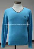 Men Knitted Sweater Clothes in V Neck Long Sleeve (10-0320)