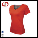 Three Colors Best Sale Fitness V Neck Shirts for Women