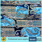 Custom Printed Rayon Fabric Plain Woven Fabric for Garments