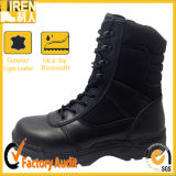 Genuine Leather Assorted Color Black Beige Military Boots