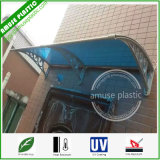 Factory Wholesale Blue Lexan Polycarbonate Sunshade  Awnings with Aluminum Brackets