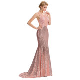 Women Sequins Mermaid Lace Sexy Evening Party Prom Dress