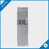 100%Polyester Fabric Woven Size Labels Used Apparel