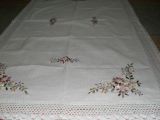 DPF 100% Cotton Embroidered Table Cloth