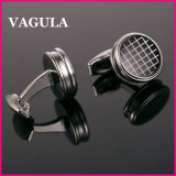 VAGULA Silver Check Shirt Cufflinks (L51423)