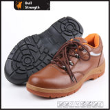 Industrial Leather Safety Shoes with Steel Toe and Steel Midsole (SN5256)