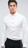 Skinny Shirt with Button Down Collar Shirt