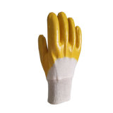 Nitrile 3/4 Coated Knit Wrist Gloves for Feet