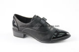 Hot Sales Women Leather Shoes with PU Upper